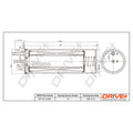 Filtru combustibil Dr!ve+ DP1110.13.0281