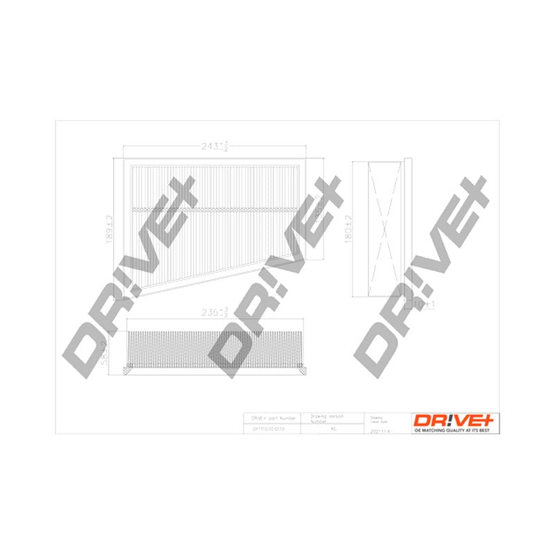 Filtru aer Dr!ve+ DP1110.10.0110