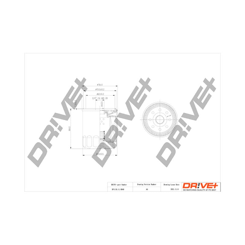 Filtru ulei Dr!ve+ DP1110.11.0040