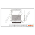 Filtru aer Dr!ve+ DP1110.10.0224