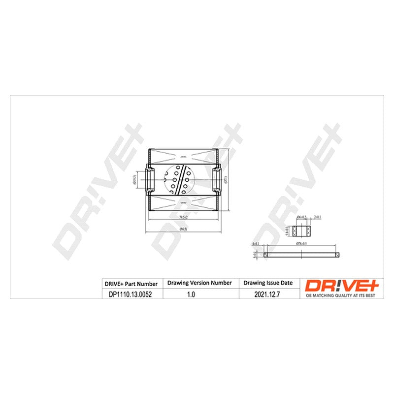 Filtru combustibil Dr!ve+ DP1110.13.0052