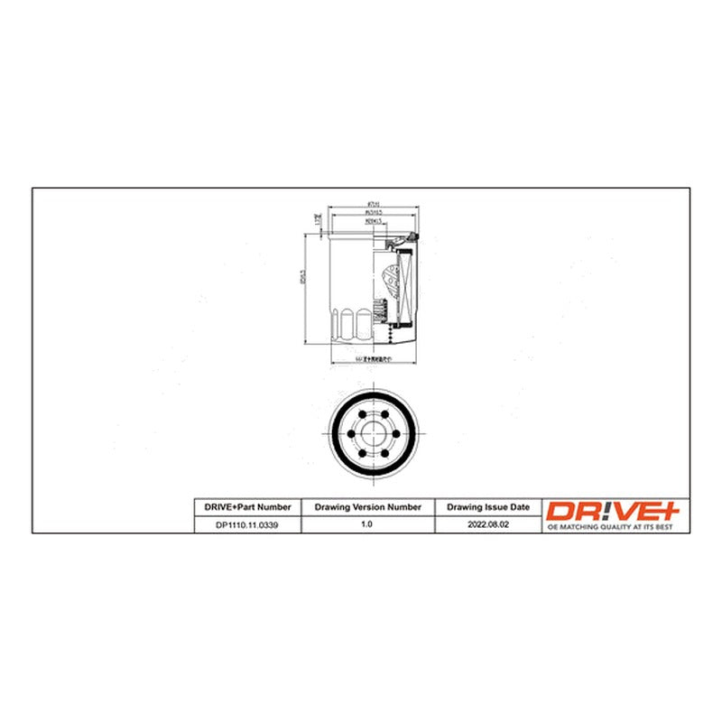 Filtru ulei Dr!ve+ DP1110.11.0339