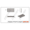 Filtru aer Dr!ve+ DP1110.10.0060