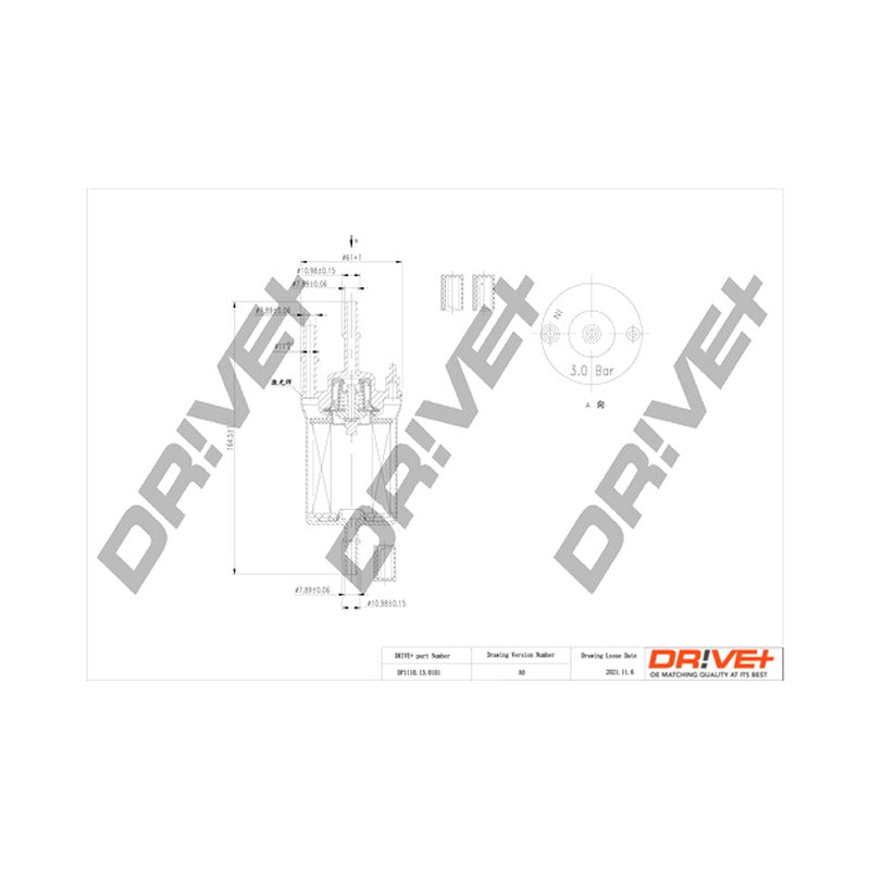 Filtru combustibil Dr!ve+ DP1110.13.0101