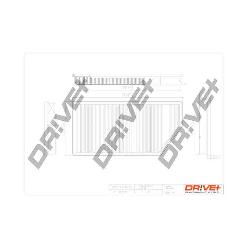 Filtru aer Dr!ve+ DP1110.10.0366