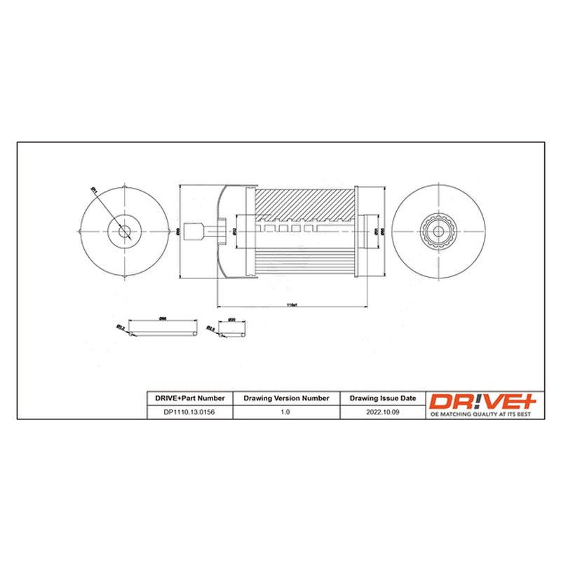 Filtru combustibil Dr!ve+ DP1110.13.0156