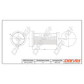 Filtru combustibil Dr!ve+ DP1110.13.0174