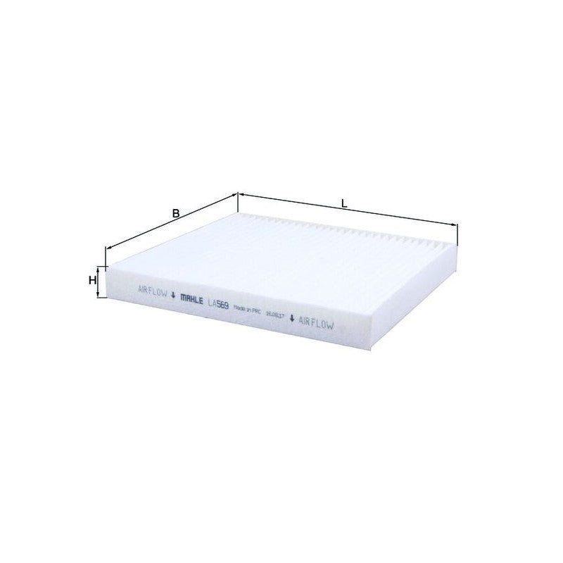 Filtru habitaclu MAHLE LA 569