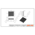 Filtru aer Dr!ve+ DP1110.10.0231
