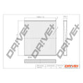 Filtru habitaclu Dr!ve+ DP1110.12.0075