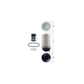 Filtru combustibil MAHLE KX 581KIT