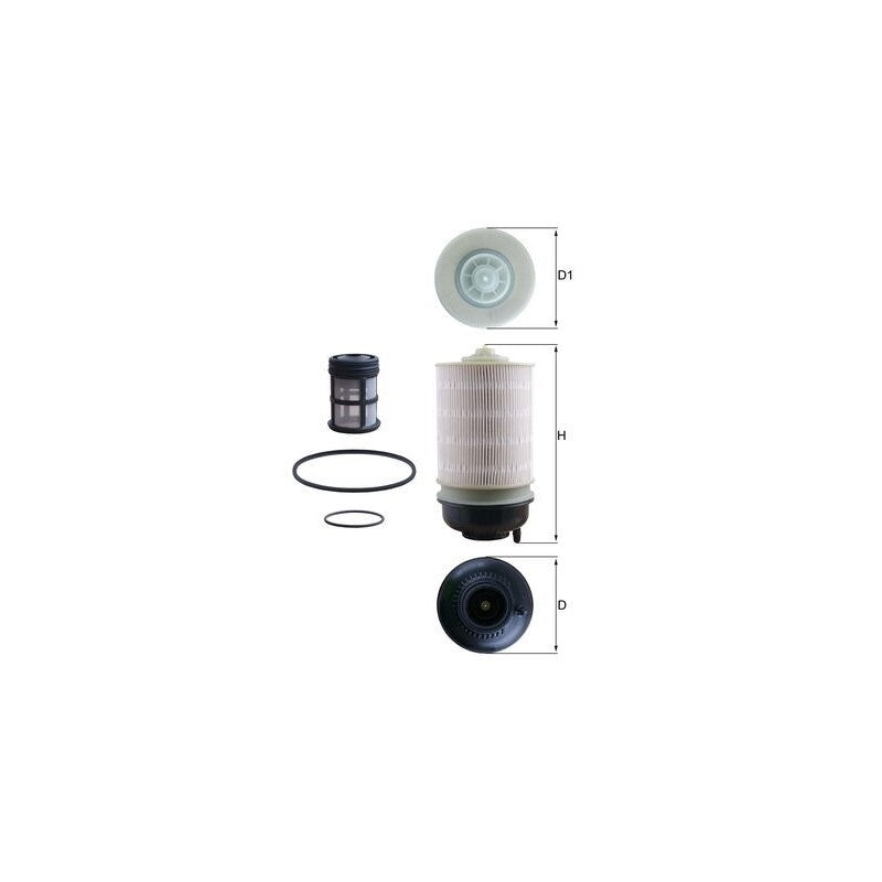 Filtru combustibil MAHLE KX 581KIT