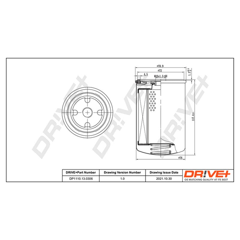 Filtru combustibil Dr!ve+ DP1110.13.0306
