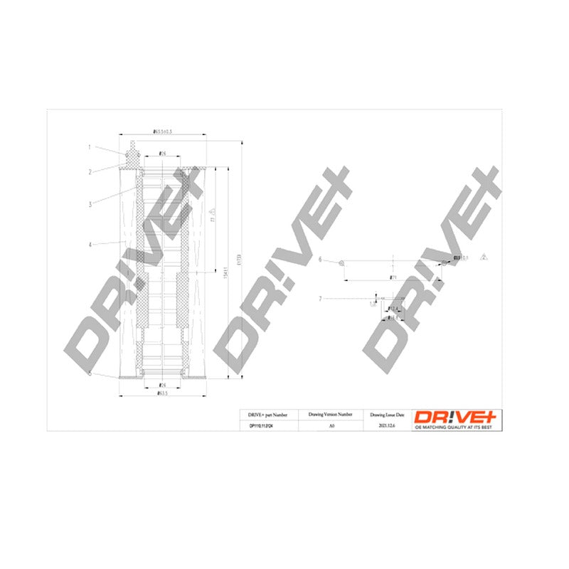 Filtru ulei Dr!ve+ DP1110.11.0124