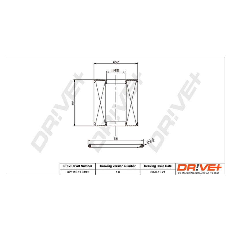 Filtru ulei Dr!ve+ DP1110.11.0199