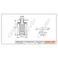 Filtru ulei Dr!ve+ DP1110.11.0088