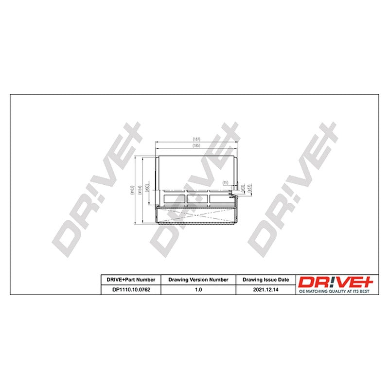Filtru aer Dr!ve+ DP1110.10.0762