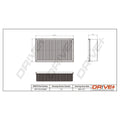 Filtru aer Dr!ve+ DP1110.10.0208