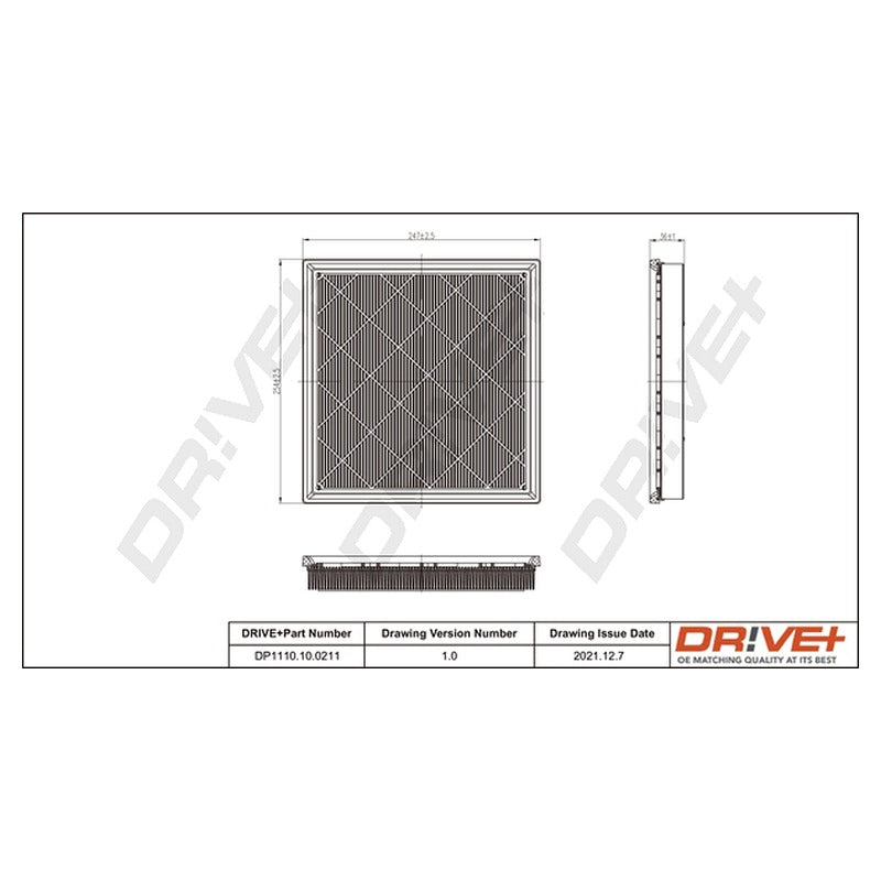 Filtru aer Dr!ve+ DP1110.10.0211