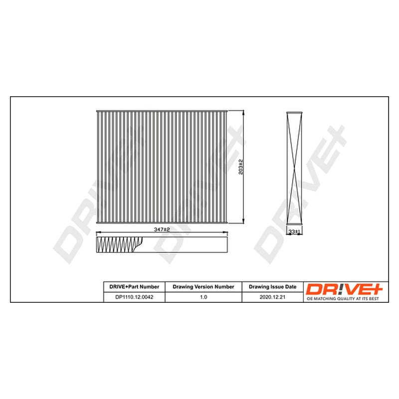 Filtru habitaclu Dr!ve+ DP1110.12.0042