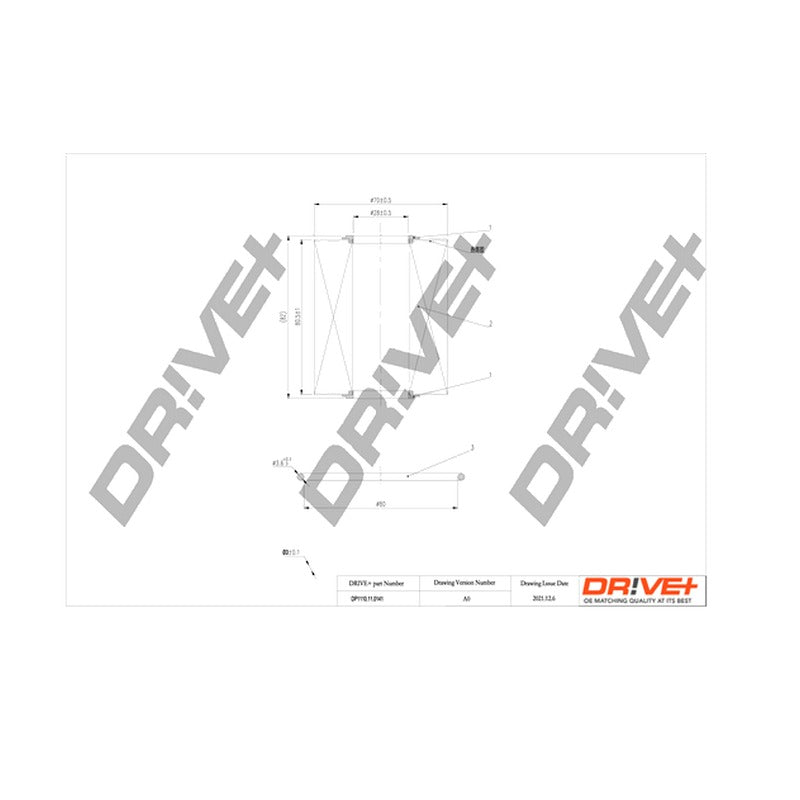 Filtru ulei Dr!ve+ DP1110.11.0141