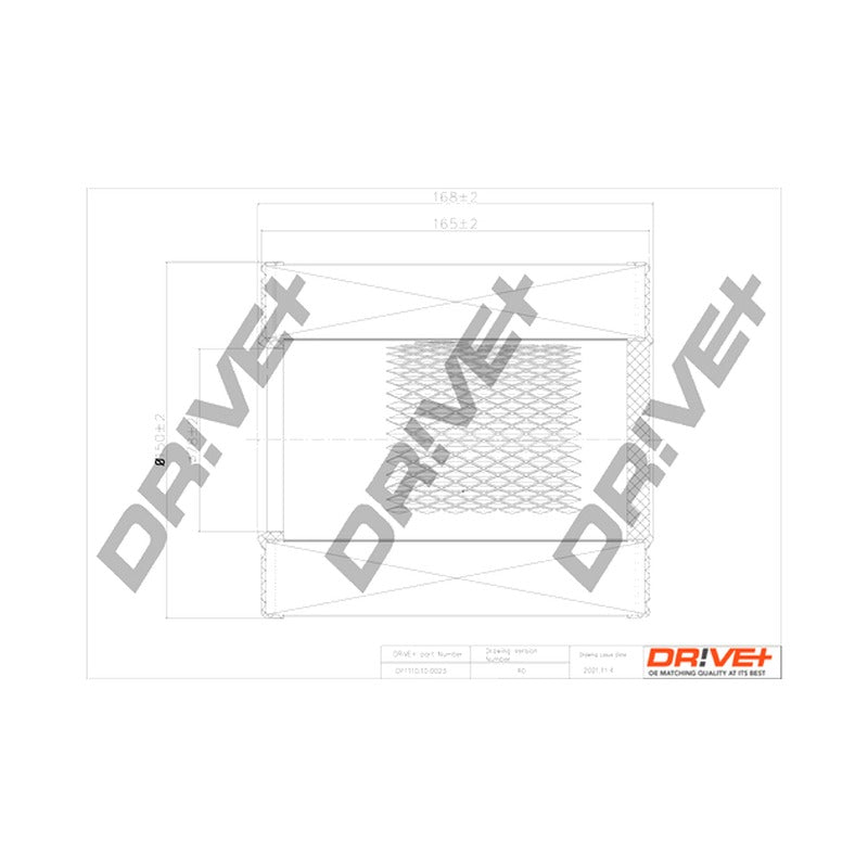 Filtru aer Dr!ve+ DP1110.10.0023