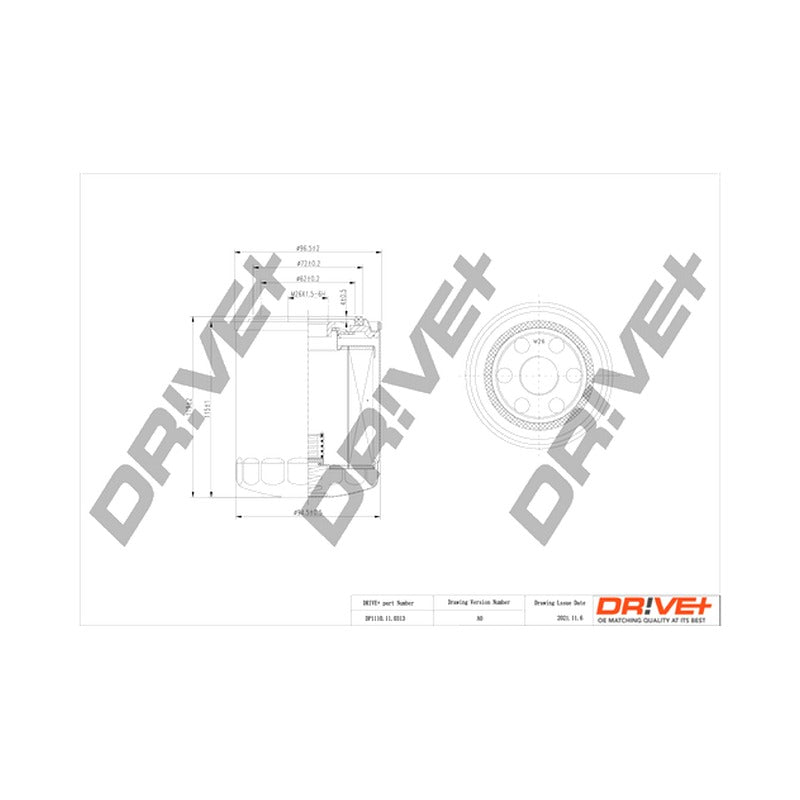 Filtru ulei Dr!ve+ DP1110.11.0313