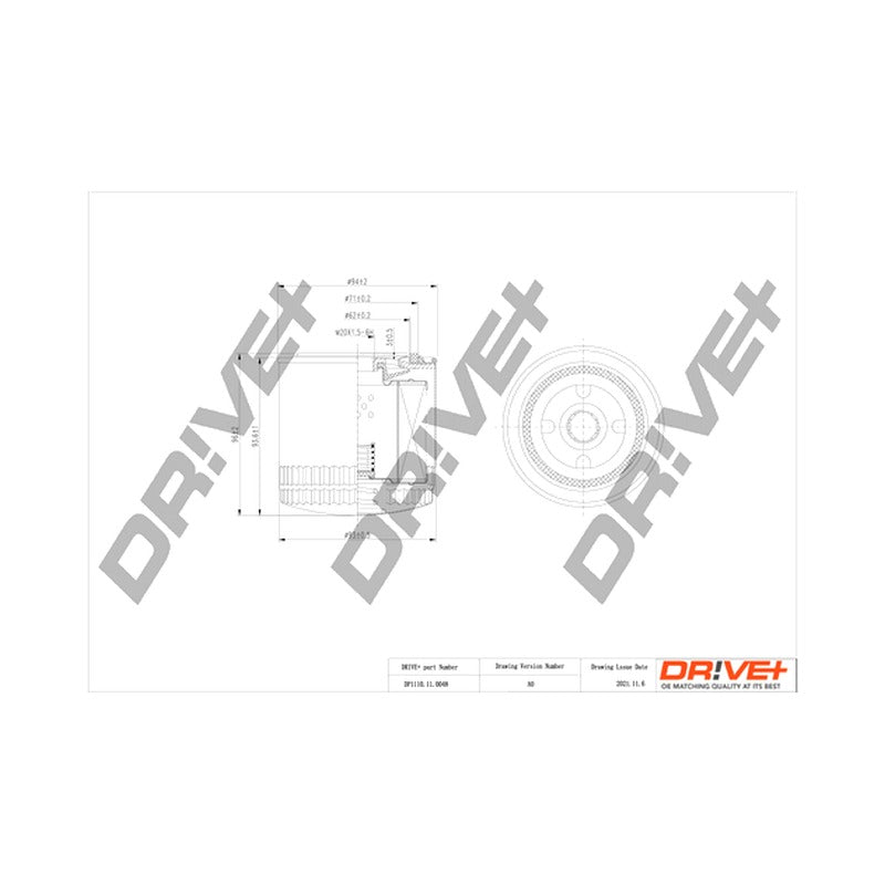 Filtru ulei Dr!ve+ DP1110.11.0048