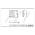 Filtru aer Dr!ve+ DP1110.10.0228