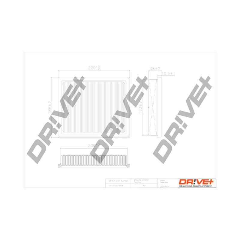 Filtru aer Dr!ve+ DP1110.10.0619