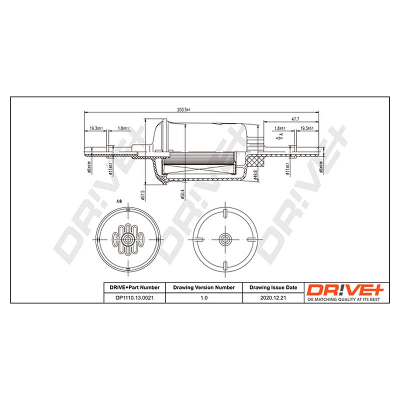 Filtru combustibil Dr!ve+ DP1110.13.0021