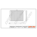 Filtru habitaclu Dr!ve+ DP1110.12.0131