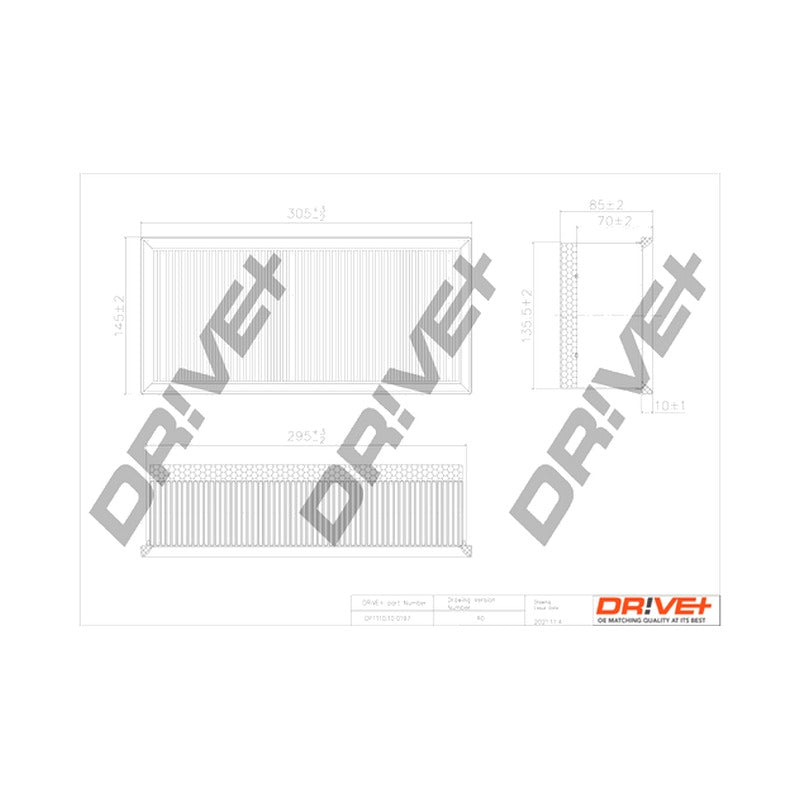 Filtru aer Dr!ve+ DP1110.10.0197