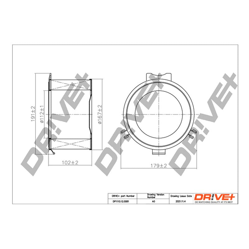 Filtru habitaclu Dr!ve+ DP1110.12.0081