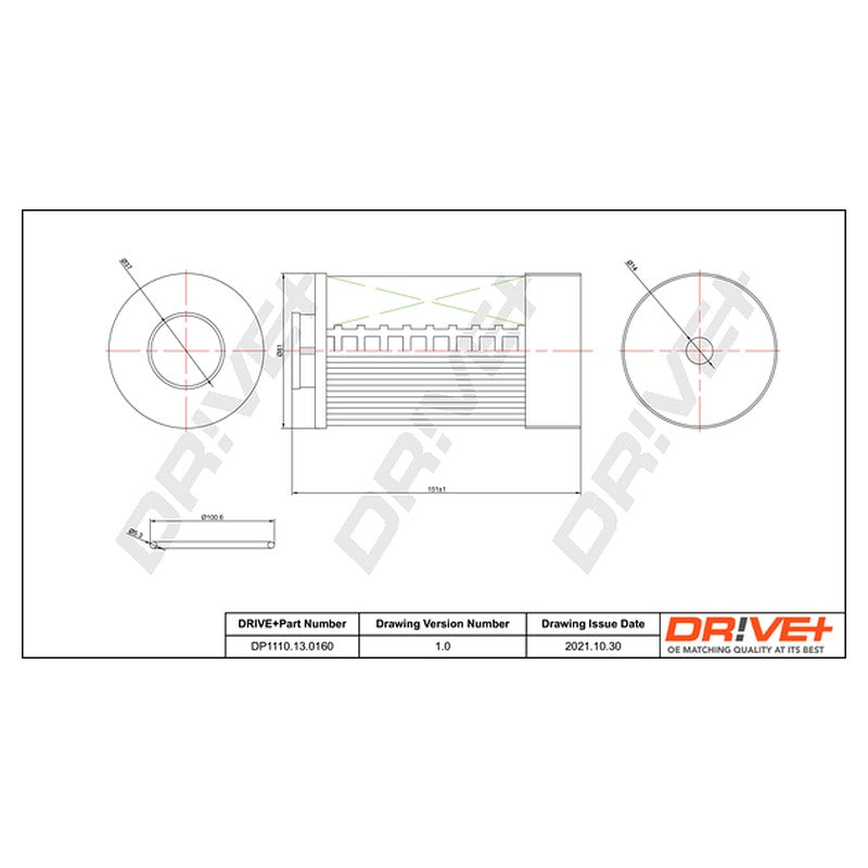 Filtru combustibil Dr!ve+ DP1110.13.0160