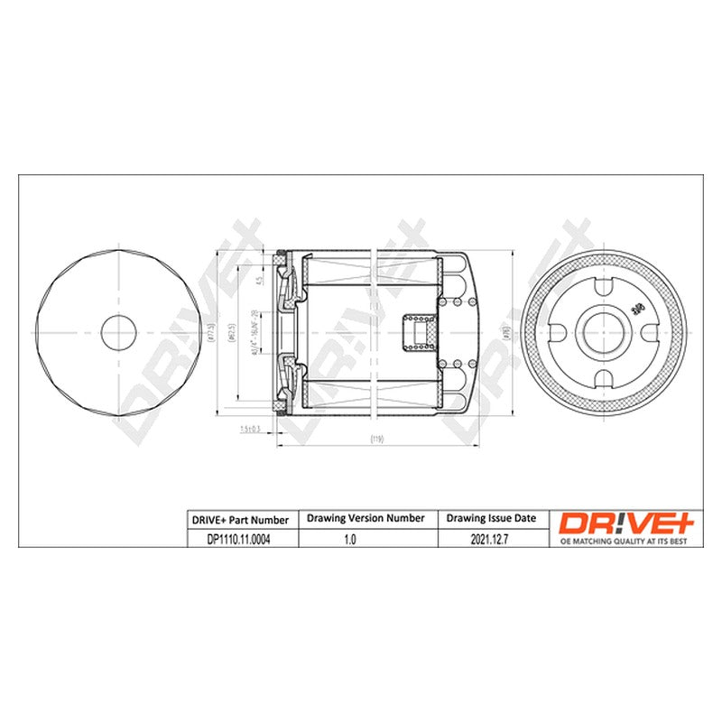 Filtru ulei Dr!ve+ DP1110.11.0004