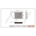 Filtru aer Dr!ve+ DP1110.10.0172