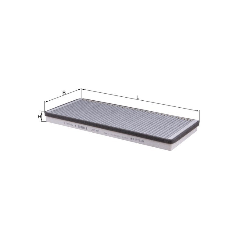 Filtru habitaclu MAHLE LAK 83