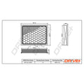 Filtru aer Dr!ve+ DP1110.10.0071