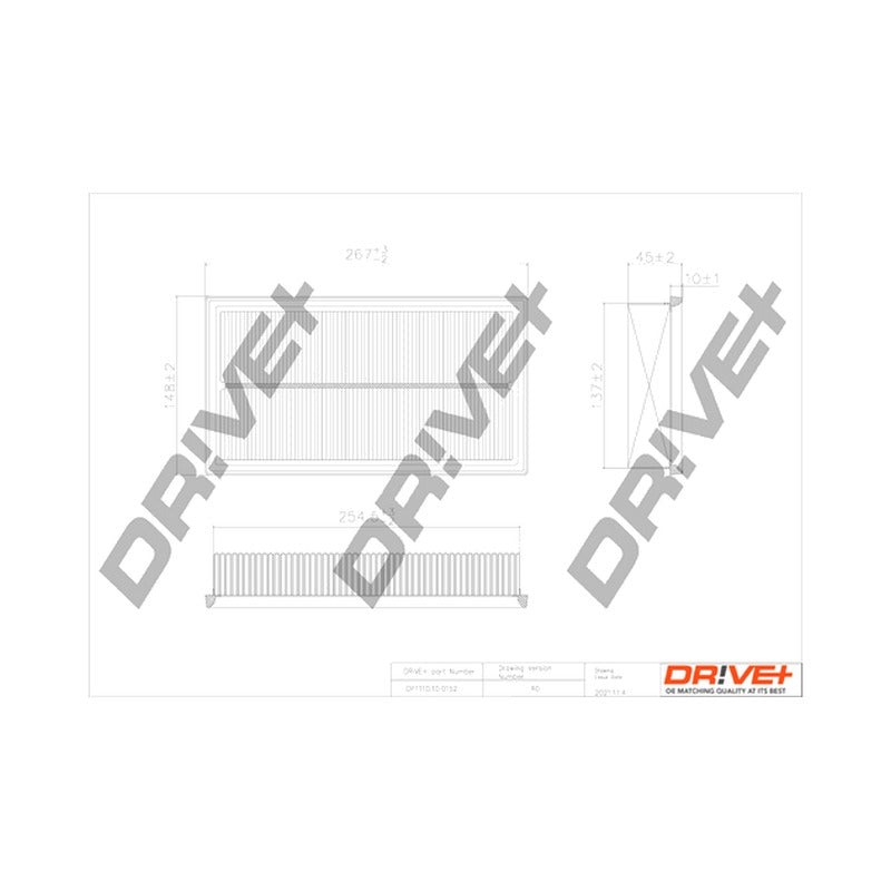 Filtru aer Dr!ve+ DP1110.10.0152