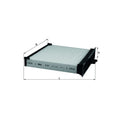 Filtru habitaclu MAHLE LA 227