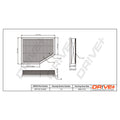 Filtru aer Dr!ve+ DP1110.10.0352
