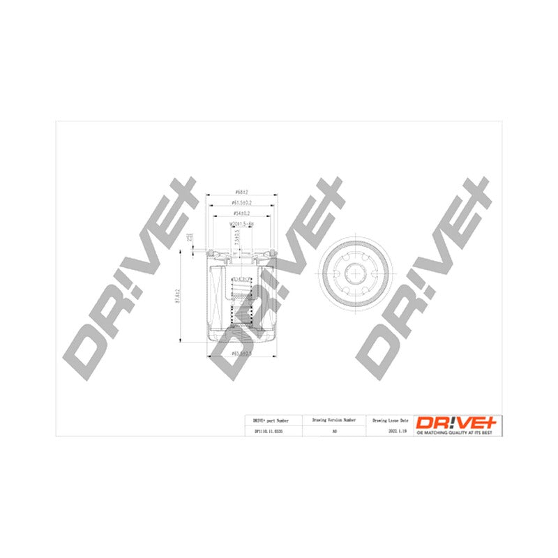 Filtru ulei Dr!ve+ DP1110.11.0335