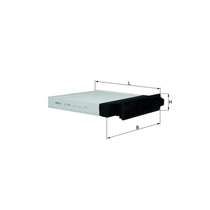 Filtru habitaclu MAHLE LA 230