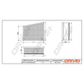 Filtru aer Dr!ve+ DP1110.10.0548