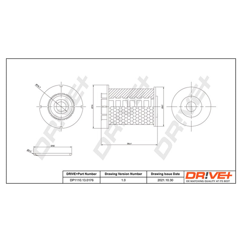 Filtru combustibil Dr!ve+ DP1110.13.0176