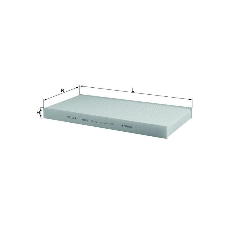 Filtru habitaclu MAHLE LA 78