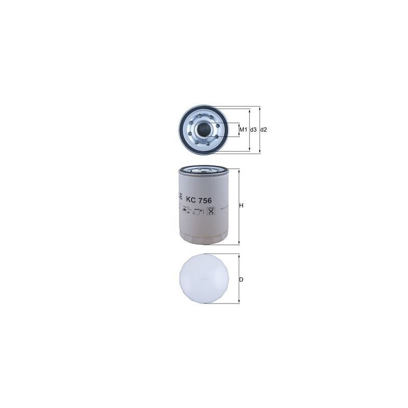 Filtru combustibil MAHLE KC 756