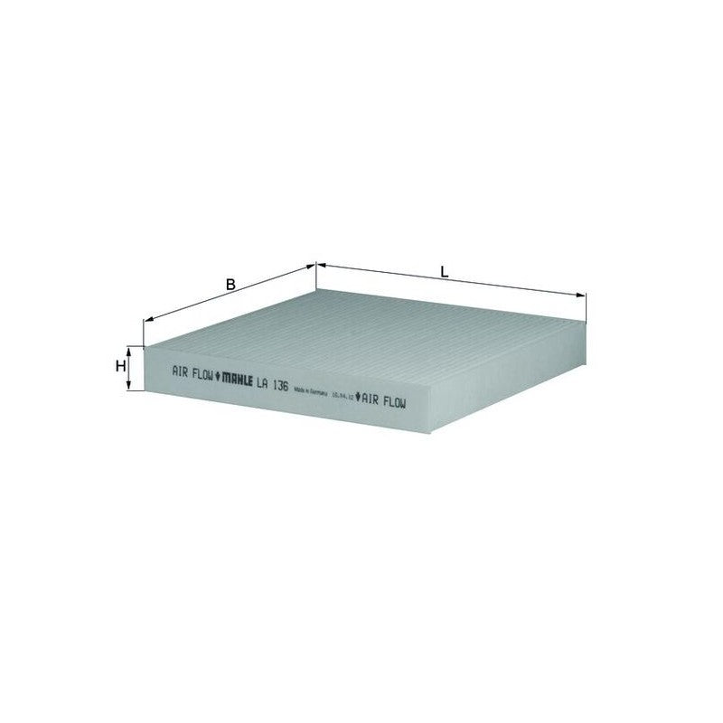 Filtru habitaclu MAHLE LA 136