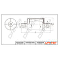 Filtru combustibil Dr!ve+ DP1110.13.0147